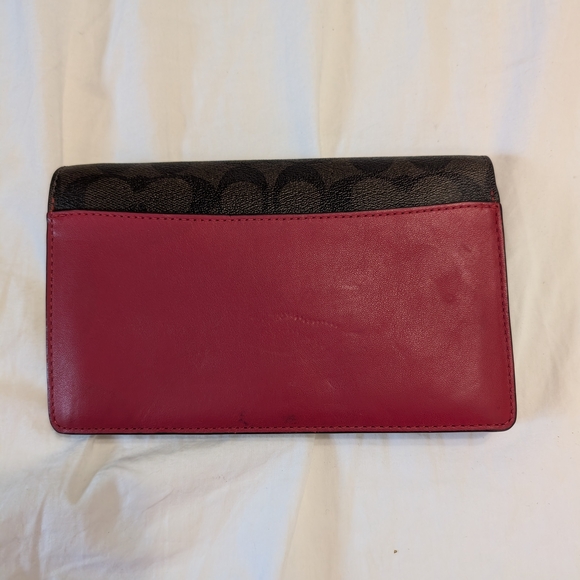 Coach Black and Red Wallet